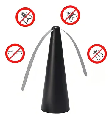 Ventilador Repelente de Moscas Portátil Plegable a Pilas